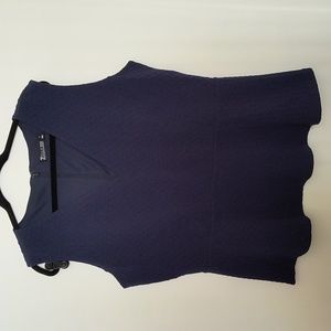 🌿 New York and company Navy peplum top